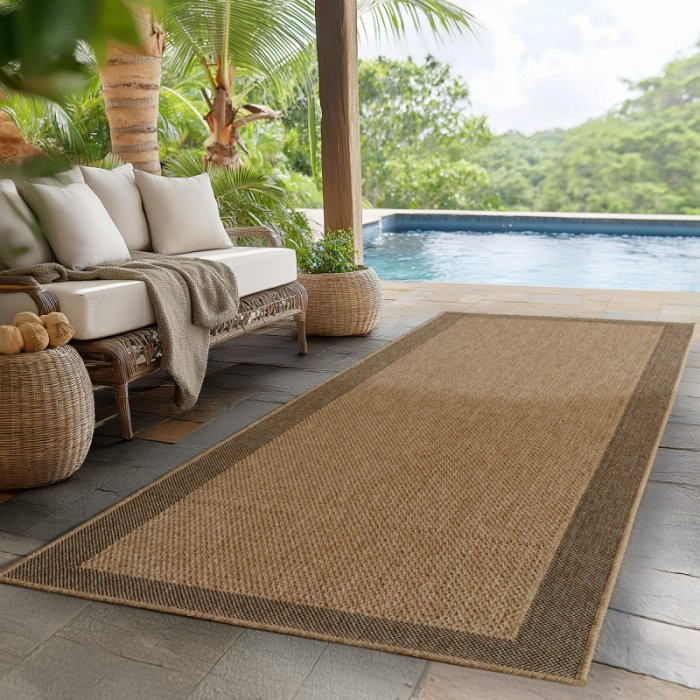Venkovní kusový koberec Timber 1402 beige č.1