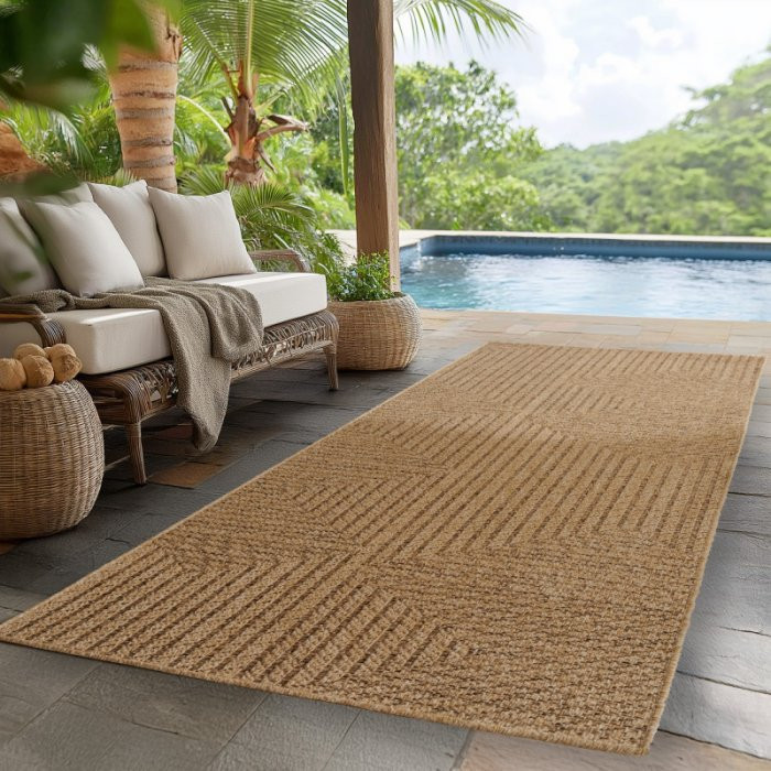 Venkovní kusový koberec Timber 1404 beige č.1