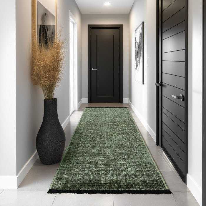 Kusový koberec Space 1900 green - 80 x 250 cm č.1