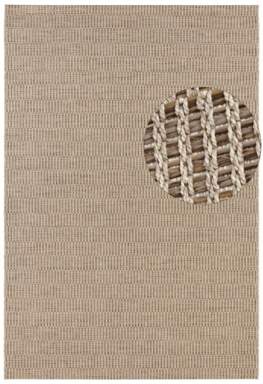 Kusový koberec Brave 103610 Natural Brown z kolekce Elle – na ven i na doma č.7