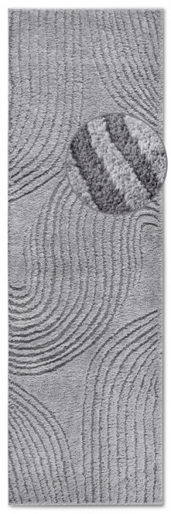 Běhoun Gallery 106085 Light Grey z kolekce Elle č.2