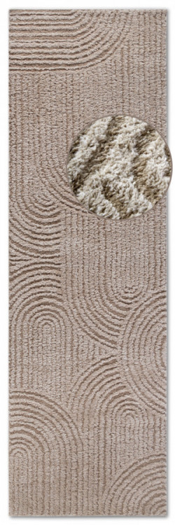 Běhoun Gallery 106090 Beige z kolekce Elle č.2