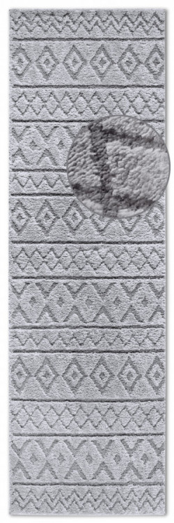 Běhoun Gallery 106093 Light Grey z kolekce Elle č.2