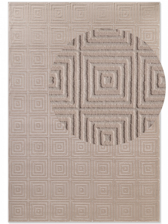 Kusový koberec Perles 106183 Cream Beige z kolekce Elle č.7