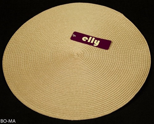 Prostírání ELLY kulaté 35 cm béžové č.1