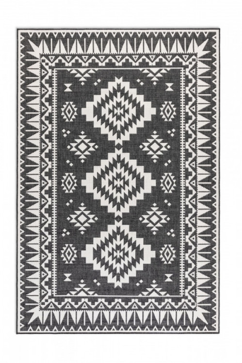 Kusový koberec Gemini 106019 Black z kolekce Elle – na ven i na doma č.1