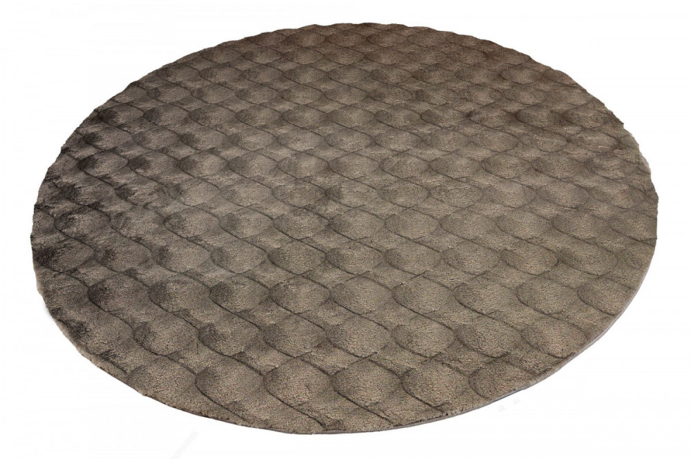 Kusový koberec Diamond Cut 800 Grey kruh č.2