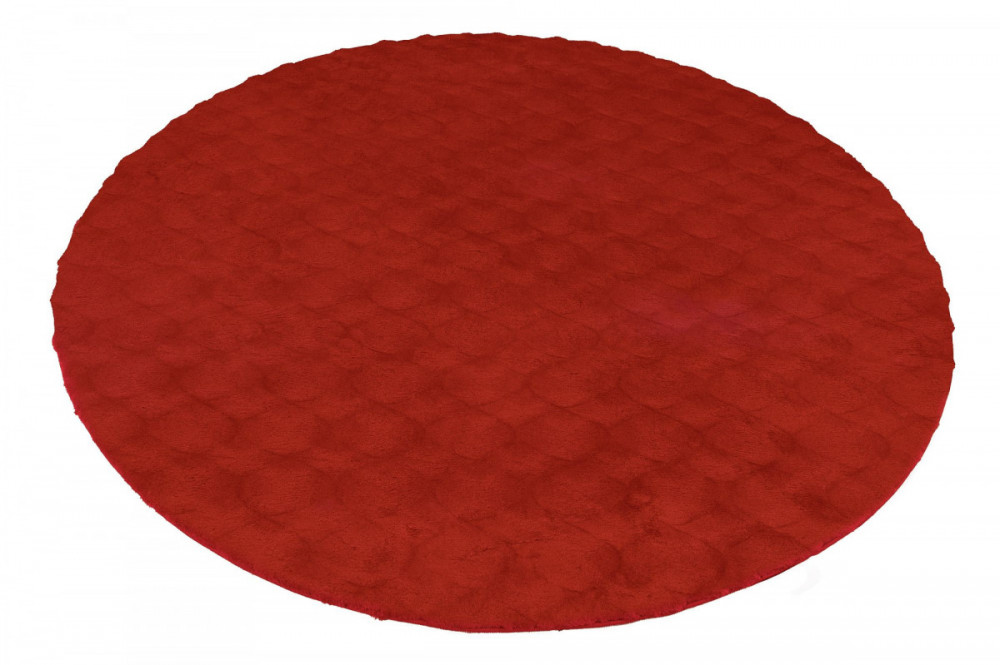 Kusový koberec Diamond Cut 800 Red kruh č.5