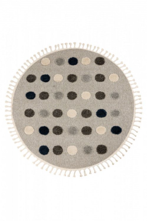 Dětský kusový koberec My Fano 394 Dots kruh č.1