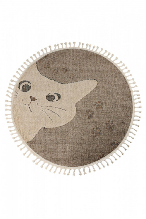 Dětský kusový koberec My Fano 396 Cats kruh č.1