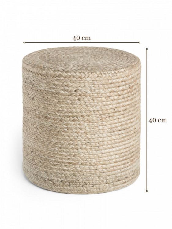 Sedací vak JUTTA POUF 106235 Beige/Grey č.2