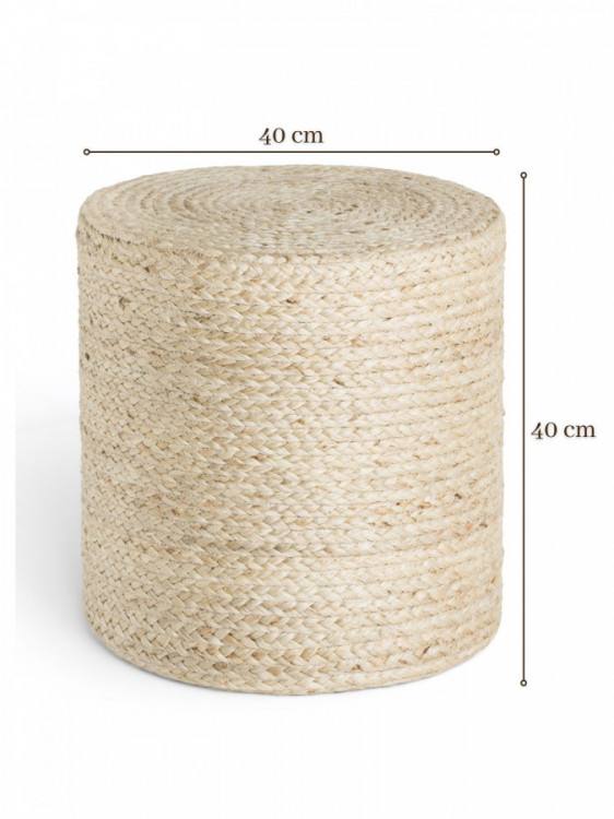 Sedací vak JUTTA POUF 106236 Ivory č.2