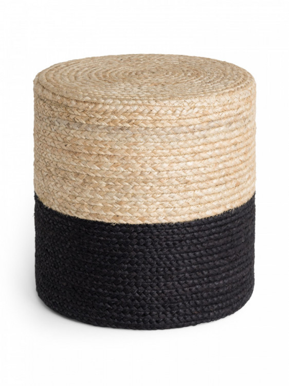 Sedací vak JUTTA POUF 106237 Beige/Black č.1