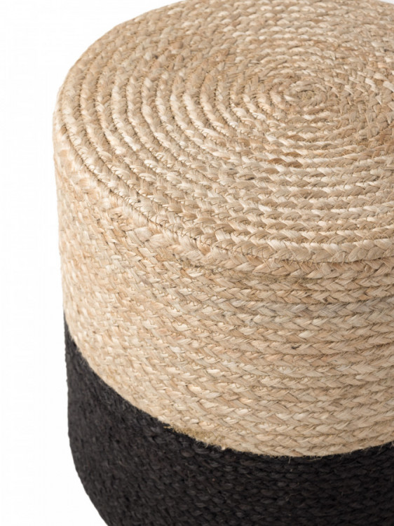 Sedací vak JUTTA POUF 106237 Beige/Black č.5