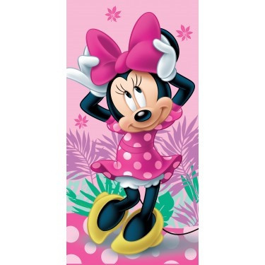 Dětská osuška MINNIE PINK 70x140 cm č.1