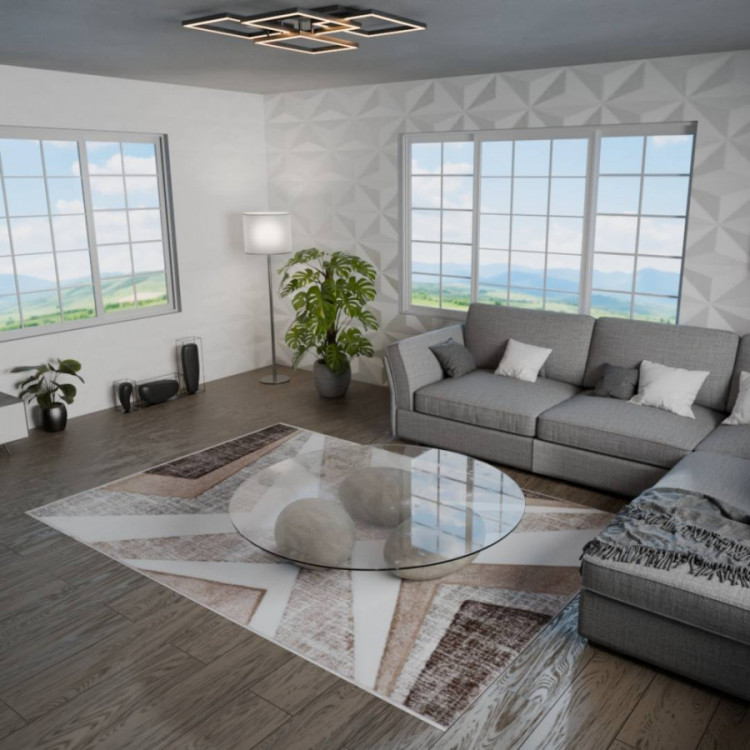 Kusový koberec Warner 1180A beige č.3