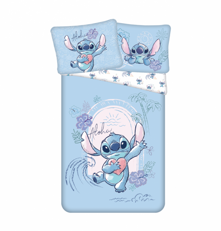 Dětské povlečení Lilo & Stitch Wave 140x200 a 70x90 cm č.1