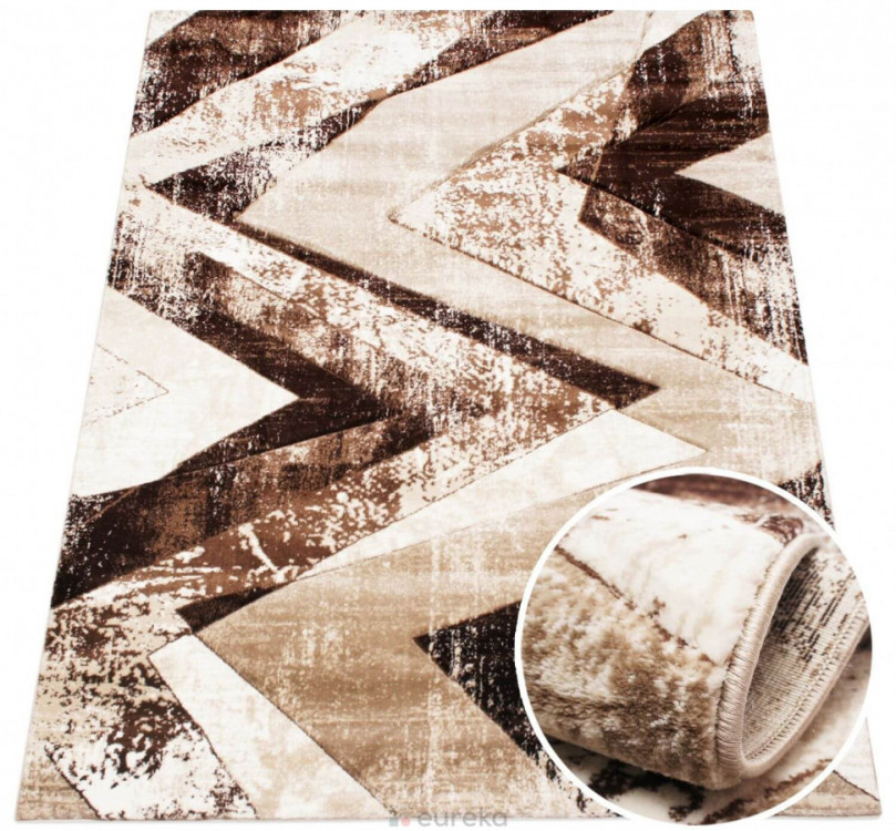 Kusový koberec Cosmic 5020 cream/brown č.1
