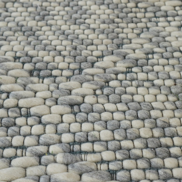 Kusový ručně tkaný koberec Woolen 4 Grey č.3