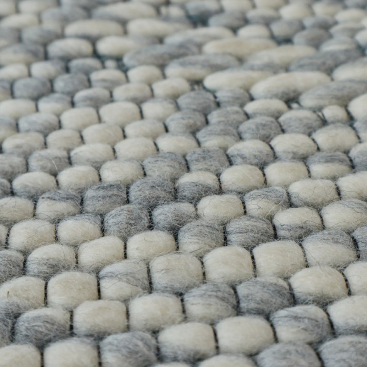 Kusový ručně tkaný koberec Woolen 4 Grey č.5
