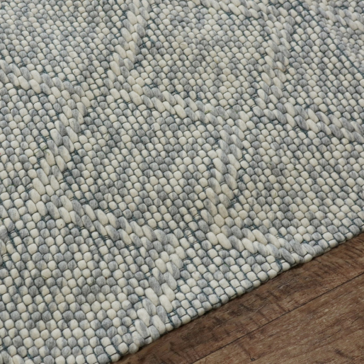 Kusový ručně tkaný koberec Woolen 4 Grey č.7