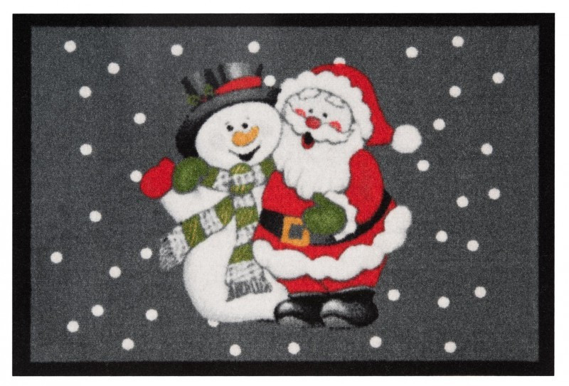 AKCE: 40x60 cm TEST Rohožka Vánoce - sněhulák, santa 103048 - na ven i na doma č.1