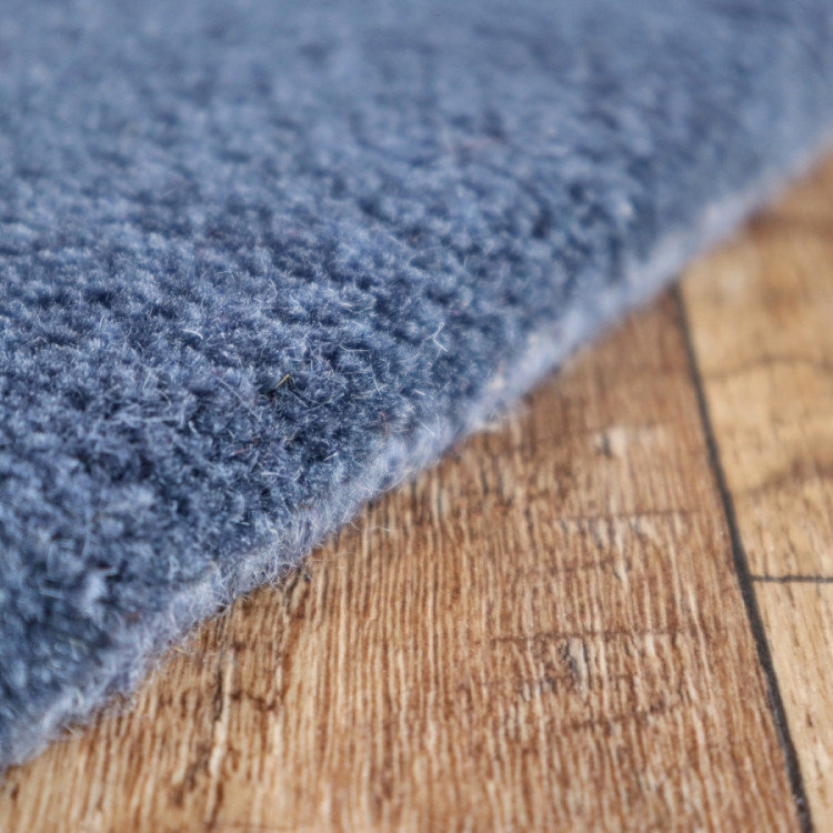 Ručně všívaný kusový koberec Asra wool modrá č.6