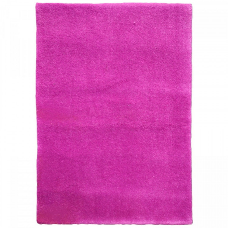 Ručně všívaný kusový koberec Asra wool lila č.1