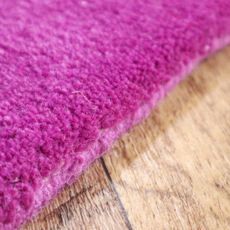 Ručně všívaný kusový koberec Asra wool lila č.3