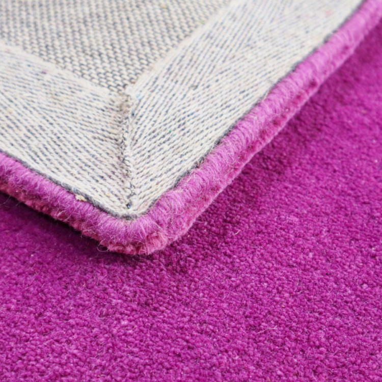 Ručně všívaný kusový koberec Asra wool lila č.4