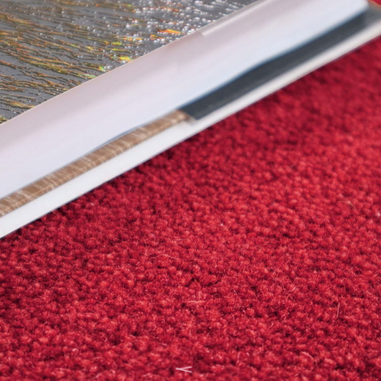 Ručně všívaný kusový koberec Asra wool červená č.5