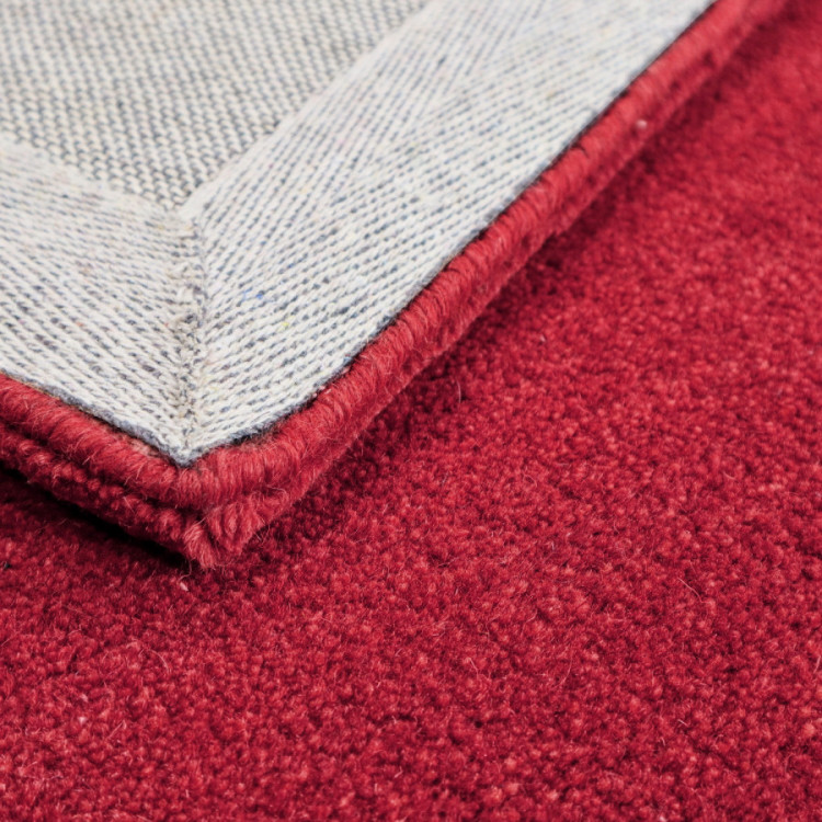Ručně všívaný kusový koberec Asra wool červená č.6
