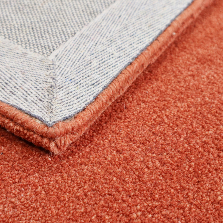 Ručně všívaný kusový koberec Asra wool orange č.8