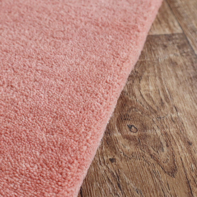 Ručně všívaný kusový koberec Asra wool starorůžová č.6