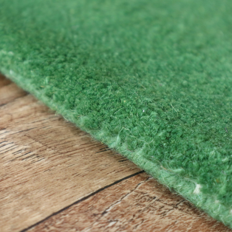 Ručně všívaný kusový koberec Asra wool sv. zelená č.5
