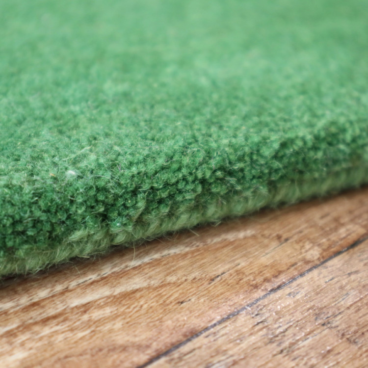 Ručně všívaný kusový koberec Asra wool sv. zelená č.6
