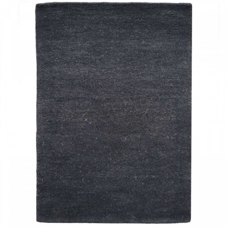 Ručně všívaný kusový koberec Asra wool černá č.1