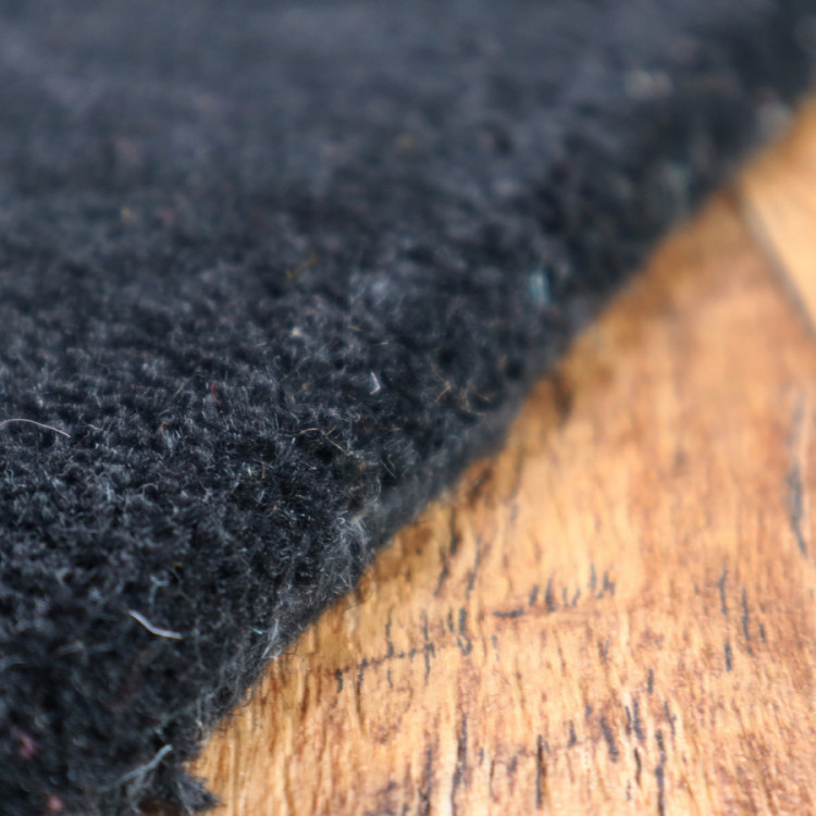Ručně všívaný kusový koberec Asra wool černá č.4