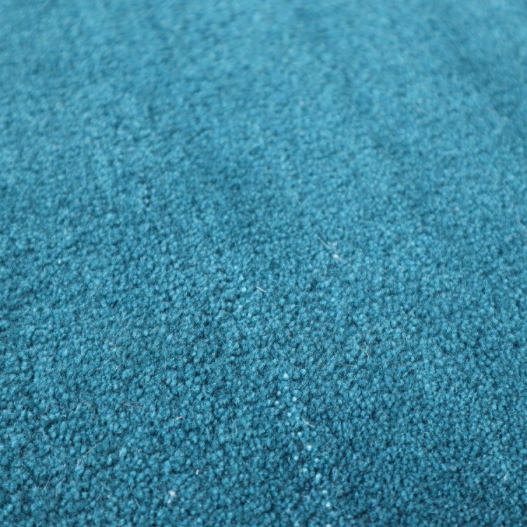 Ručně všívaný kusový koberec Asra wool petrolej č.3