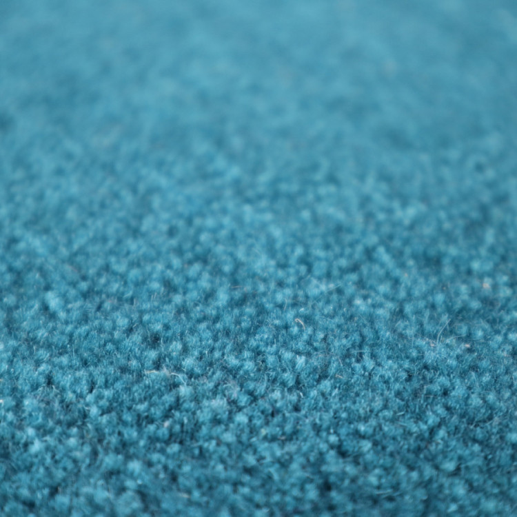 Ručně všívaný kusový koberec Asra wool petrolej č.5