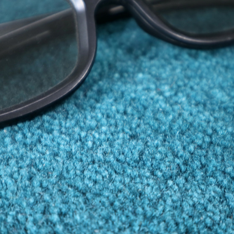 Ručně všívaný kusový koberec Asra wool petrolej č.7
