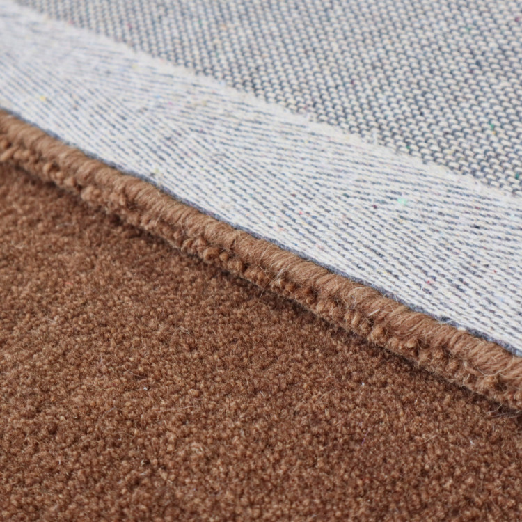 Ručně všívaný kusový koberec Asra wool hnědá č.6