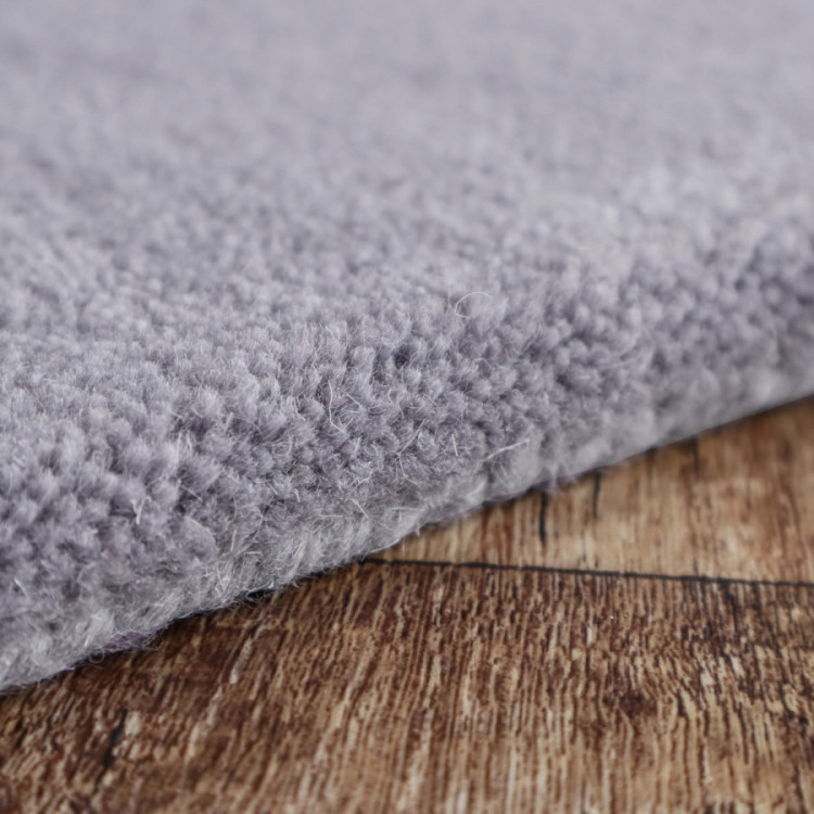 Ručně všívaný kusový koberec Asra wool sv. šedá č.7