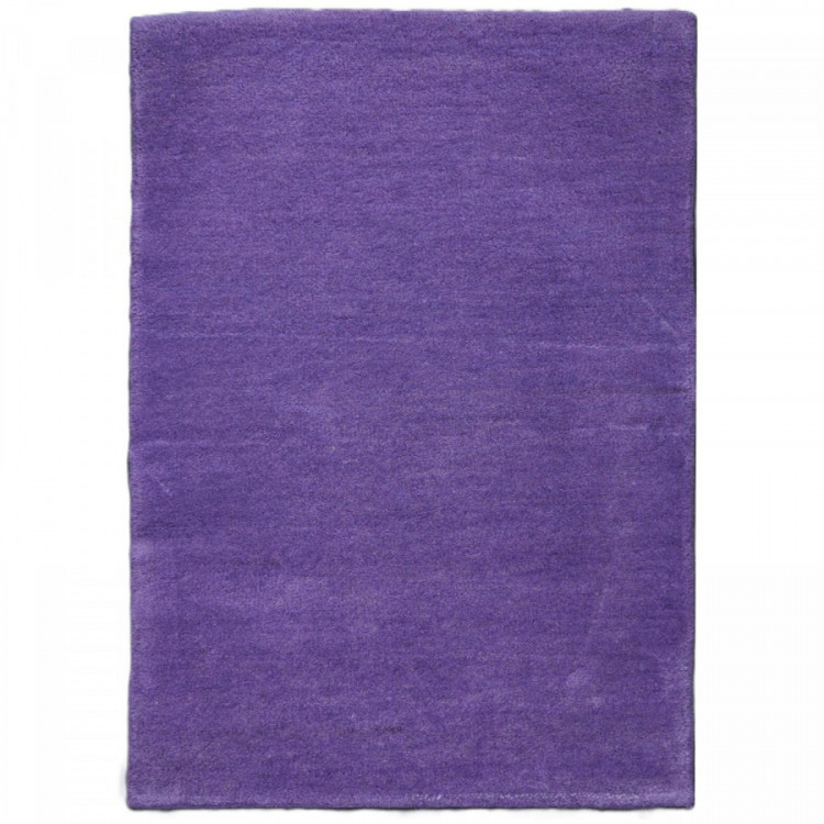 Ručně všívaný kusový koberec Asra wool fialová č.1