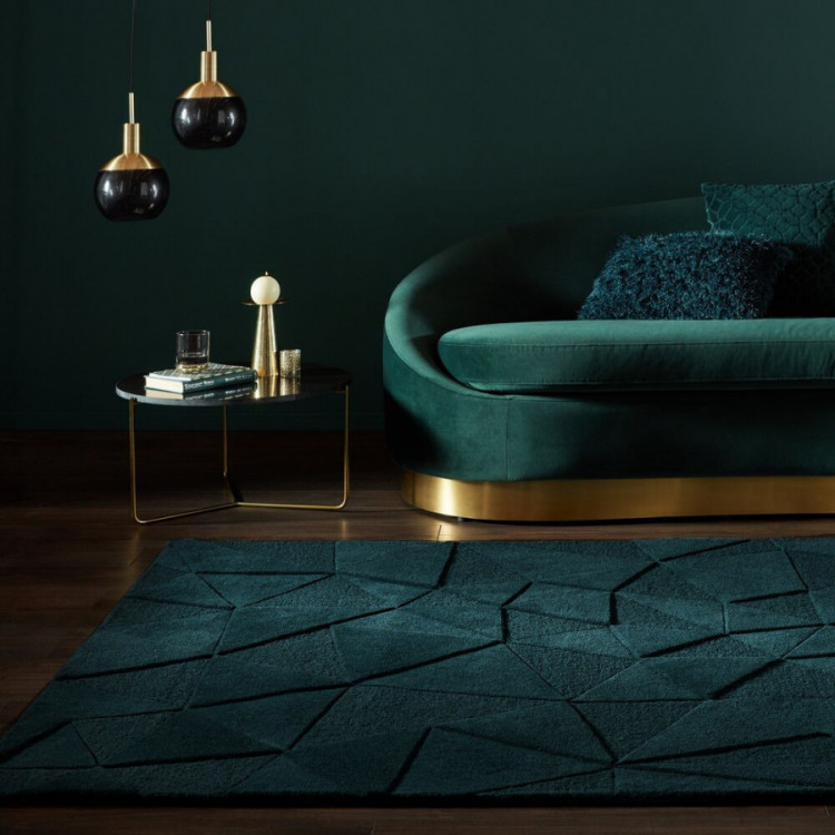 Kusový koberec Moderno Shard Teal č.5