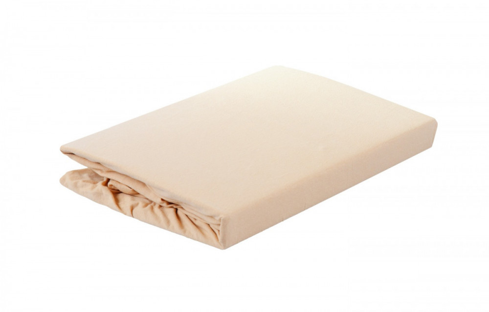 Prostěradlo Jersey cotton cream 90/200 cm č.2
