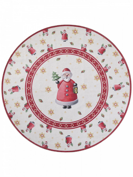 Kusový koberec Villeroy & Boch Toy's delight 106273 Cream, Red kruh č.1