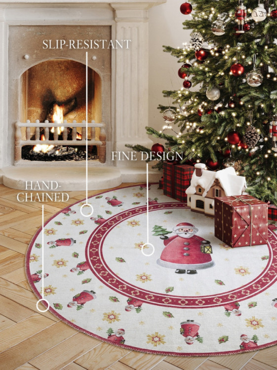 Kusový koberec Villeroy & Boch Toy's delight 106273 Cream, Red kruh č.5