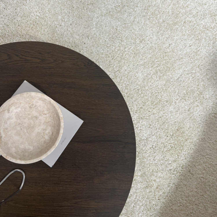 Kusový koberec Life Shaggy 1500 cream kruh č.7