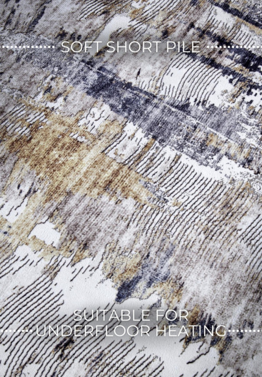 Kusový koberec Imagination New 106037 Anthracite/Gold z kolekce Elle č.2